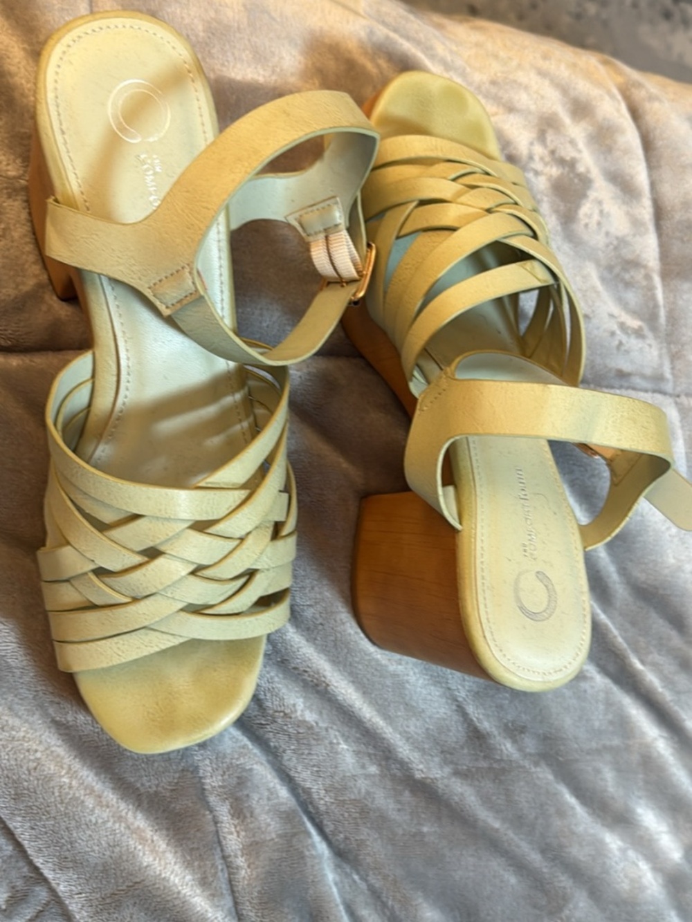 Green Block Heel